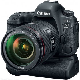 Canon EOS 6D Mark II ( Black ) Digital SLR Camera + Kit EF24-105mm f/4L IS II USM
